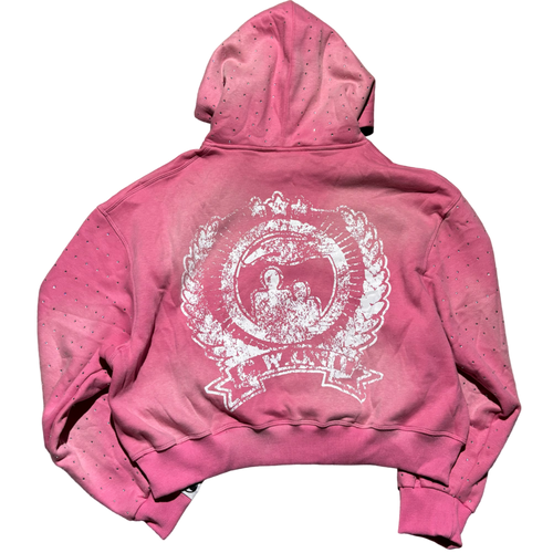 C.W. UNIT RHINESTONE ZIP-UP (LEMONADE)